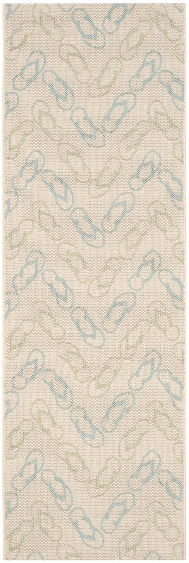 Safavieh Courtyard 7420 Power Loomed 85.4% Polypropylene/10.4% Polyester/4.2% Latex Outdoor Rug CY7420-213A24-4