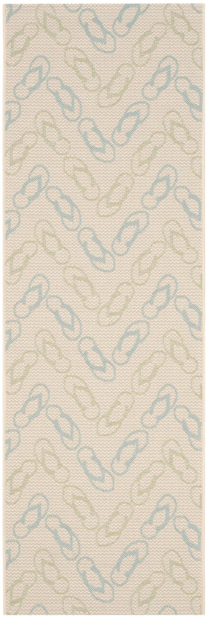 Safavieh Courtyard 7420 Power Loomed 85.4% Polypropylene/10.4% Polyester/4.2% Latex Outdoor Rug CY7420-213A24-4