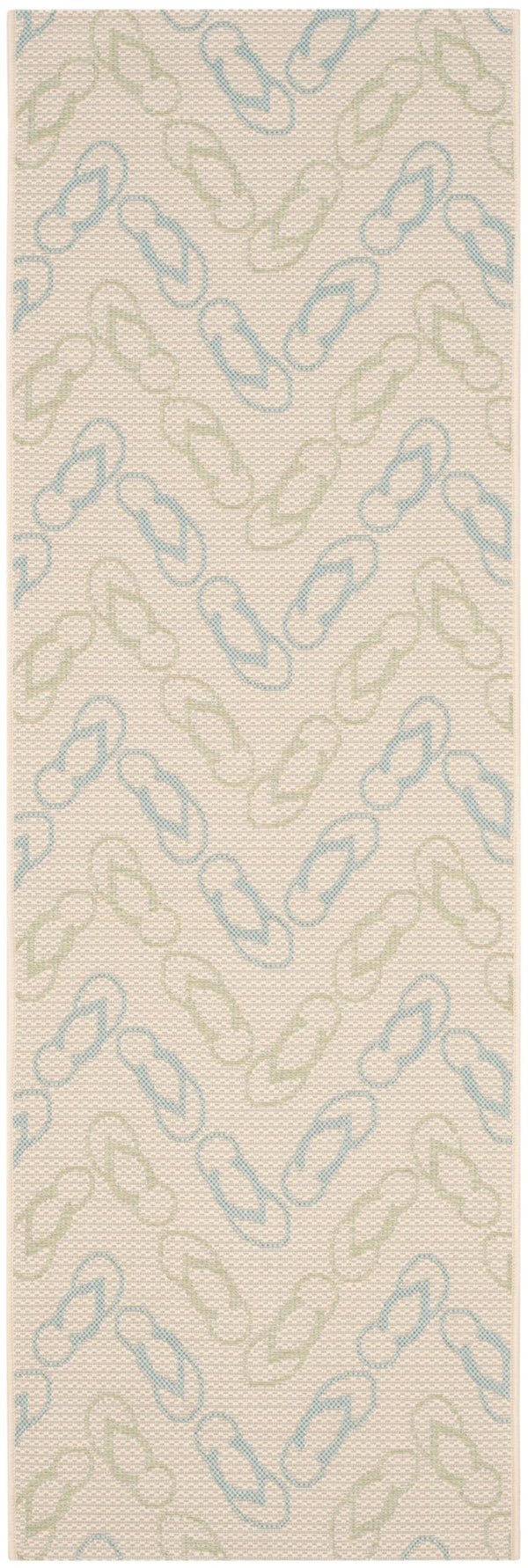 Safavieh Courtyard 7420 Power Loomed 85.4% Polypropylene/10.4% Polyester/4.2% Latex Outdoor Rug CY7420-213A24-4