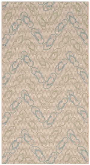 Safavieh Courtyard 7420 Power Loomed 85.4% Polypropylene/10.4% Polyester/4.2% Latex Outdoor Rug CY7420-213A24-4