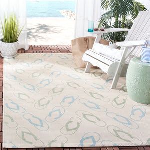 Safavieh Courtyard 7420 Power Loomed 85.4% Polypropylene/10.4% Polyester/4.2% Latex Outdoor Rug CY7420-213A24-4