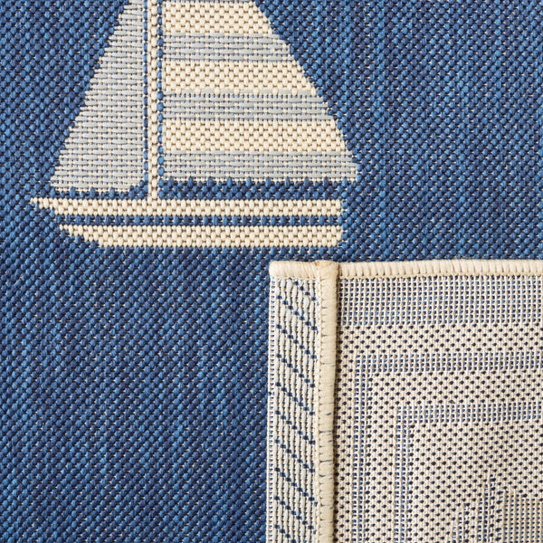 Safavieh Courtyard 7422 Power Loomed 85.4% Polypropylene/10.4% Polyester/4.2% Latex Outdoor Rug CY7422-258A22-3