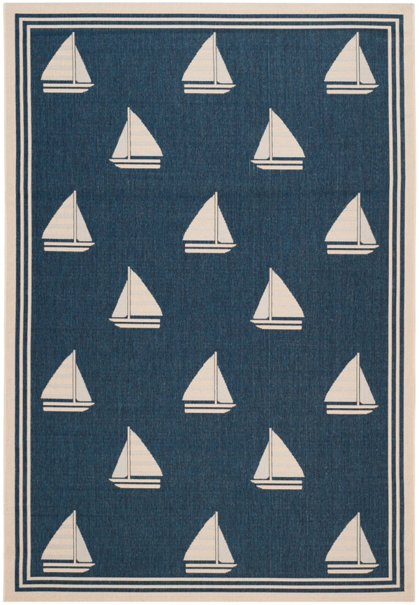 Safavieh Courtyard 7422 Power Loomed 85.4% Polypropylene/10.4% Polyester/4.2% Latex Outdoor Rug CY7422-258A22-3