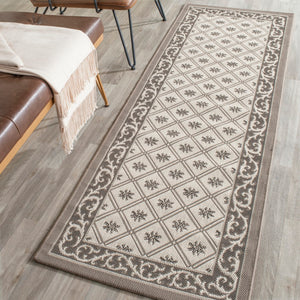 Safavieh Courtyard 7427 Power Loomed 85.4% Polypropylene/10.4% Polyester/4.2% Latex Outdoor Rug CY7427-079A5-27