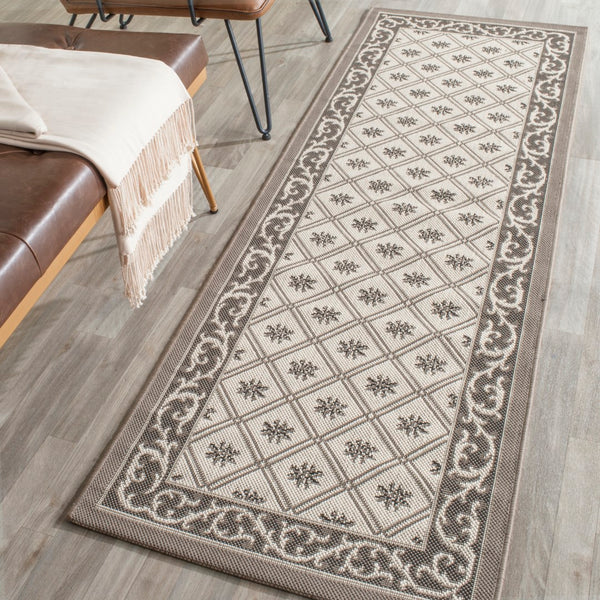 Safavieh Courtyard 7427 Power Loomed 85.4% Polypropylene/10.4% Polyester/4.2% Latex Outdoor Rug CY7427-079A5-27