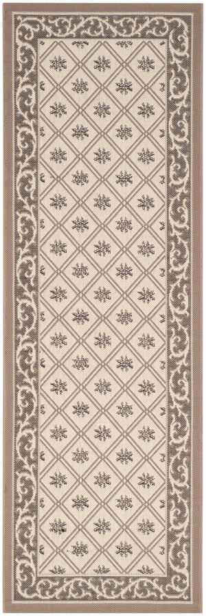 Safavieh Courtyard 7427 Power Loomed 85.4% Polypropylene/10.4% Polyester/4.2% Latex Outdoor Rug CY7427-079A5-27