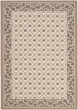 Safavieh Courtyard 7427 Power Loomed 85.4% Polypropylene/10.4% Polyester/4.2% Latex Outdoor Rug CY7427-079A5-4