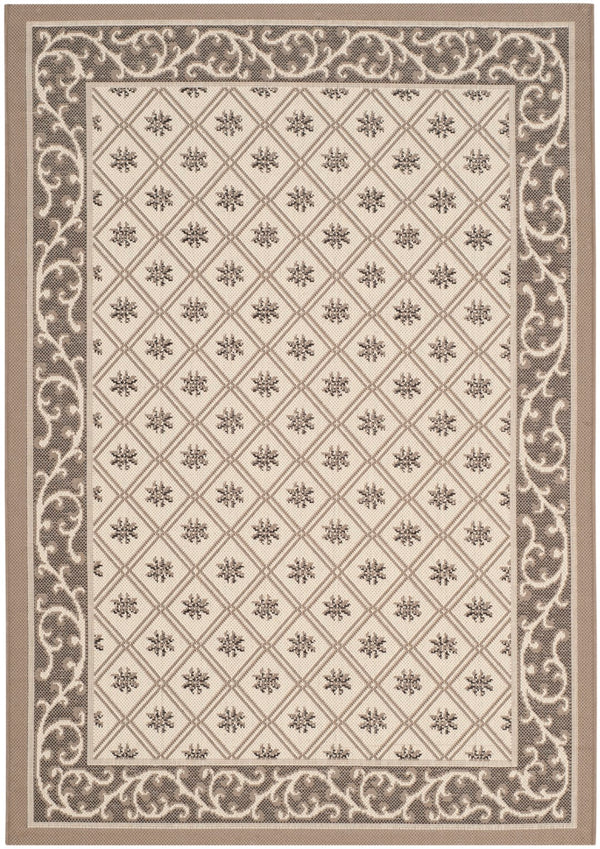 Safavieh Courtyard 7427 Power Loomed 85.4% Polypropylene/10.4% Polyester/4.2% Latex Outdoor Rug CY7427-079A5-4