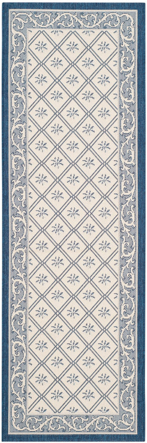 Safavieh Courtyard 7427 Power Loomed 85.4% Polypropylene/10.4% Polyester/4.2% Latex Outdoor Rug CY7427-258A22-4