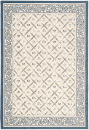 Safavieh Courtyard 7427 Power Loomed 85.4% Polypropylene/10.4% Polyester/4.2% Latex Outdoor Rug CY7427-258A22-4