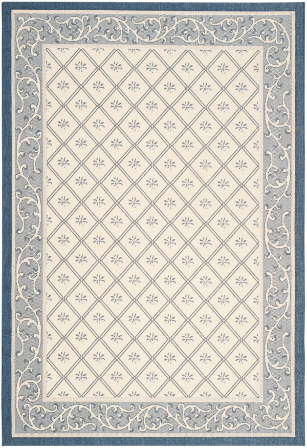 Safavieh Courtyard 7427 Power Loomed 85.4% Polypropylene/10.4% Polyester/4.2% Latex Outdoor Rug CY7427-258A22-4