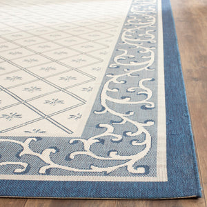 Safavieh Courtyard 7427 Power Loomed 85.4% Polypropylene/10.4% Polyester/4.2% Latex Outdoor Rug CY7427-258A22-4