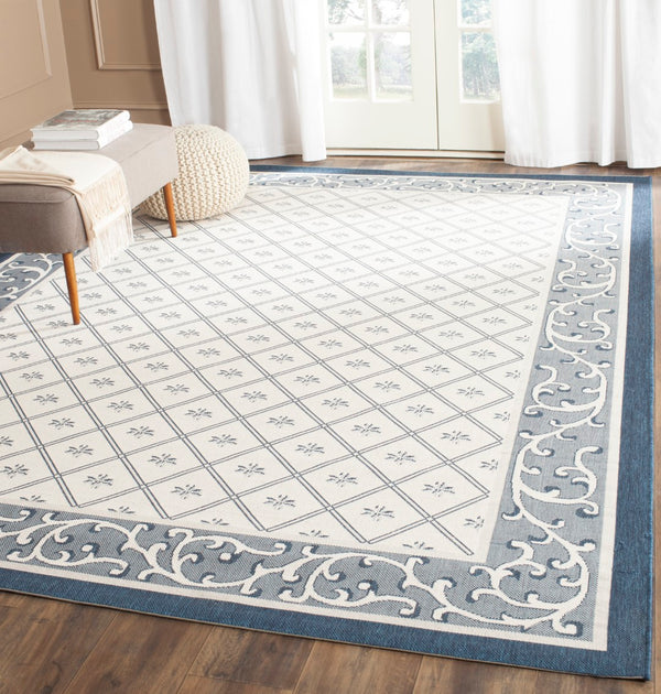 Safavieh Courtyard 7427 Power Loomed 85.4% Polypropylene/10.4% Polyester/4.2% Latex Outdoor Rug CY7427-258A22-4