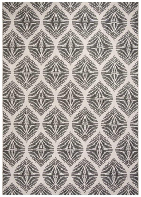 Safavieh Abstract Leaf Power Loomed 85.4% Polypropylene/10.4% Polyester/4.2% Latex Outdoor Rug CY7504-07812-7SQ