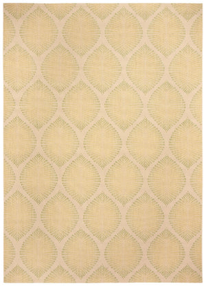 Safavieh Abstract Leaf Power Loomed 85.4% Polypropylene/10.4% Polyester/4.2% Latex Outdoor Rug CY7504-21812-7SQ