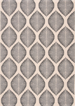Safavieh Abstract Leaf Power Loomed 85.4% Polypropylene/10.4% Polyester/4.2% Latex Outdoor Rug CY7504-25612-7SQ