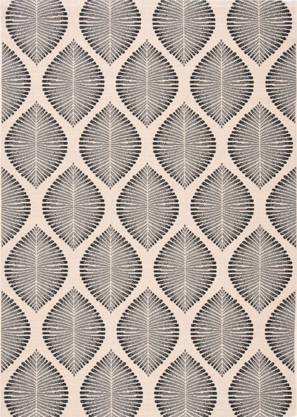 Safavieh Abstract Leaf Power Loomed 85.4% Polypropylene/10.4% Polyester/4.2% Latex Outdoor Rug CY7504-25612-7SQ