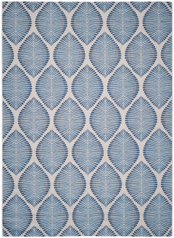Safavieh Abstract Leaf Power Loomed 85.4% Polypropylene/10.4% Polyester/4.2% Latex Outdoor Rug CY7504-25812-7SQ
