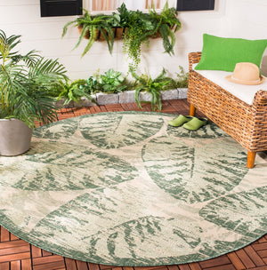 Safavieh Courtyard 7556 Power Loomed 85.4% Polypropylene/10.4% Polyester/4.2% Latex Outdoor Rug CY7556-32212-7R