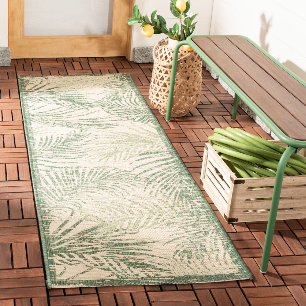 Safavieh Courtyard 7557 Power Loomed 85.4% Polypropylene/10.4% Polyester/4.2% Latex Outdoor Rug CY7557-32212-4