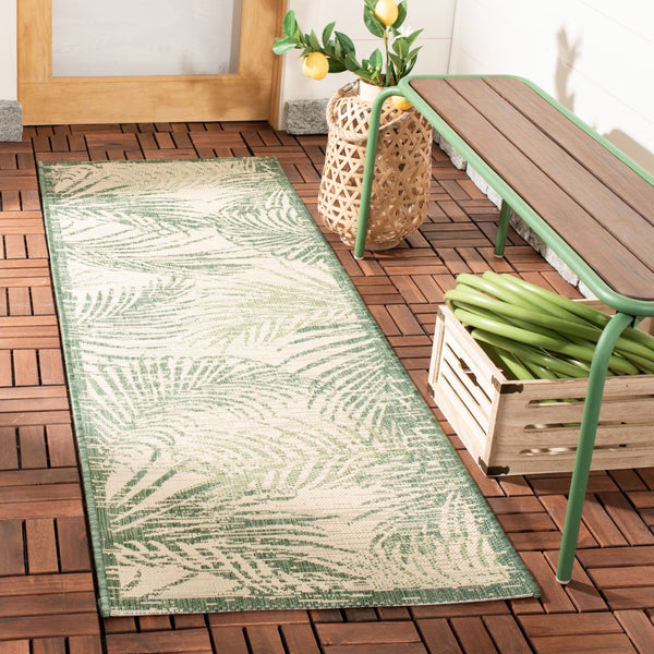 Safavieh Courtyard 7557 PowerLoomed 85.4% Polypropylene/10.4% Polyester/4.2% Latex Indoor/Outdoor Rug CY7557-32212-8R
