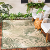 Safavieh Courtyard 7557 Power Loomed 85.4% Polypropylene/10.4% Polyester/4.2% Latex Outdoor Rug CY7557-32212-5