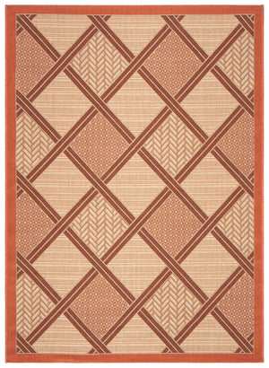 Safavieh Cy7570 Power Loomed 85.4% Polypropylene/10.4% Polyester/4.2% Latex Outdoor Rug CY7570-11A7-4