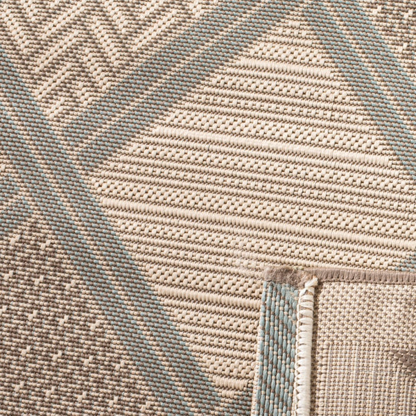 Safavieh Cy7570 Power Loomed 85.4% Polypropylene/10.4% Polyester/4.2% Latex Outdoor Rug CY7570-79A18-4