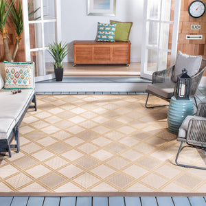 Safavieh Cy7570 Power Loomed 85.4% Polypropylene/10.4% Polyester/4.2% Latex Outdoor Rug CY7570-79A21-4