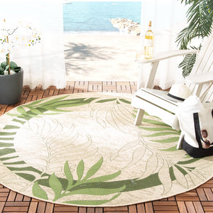 Safavieh Cy7836 Power Loomed 85.4% Polypropylene/10.4% Polyester/4.2% Latex Outdoor Rug CY7836-14A5-810