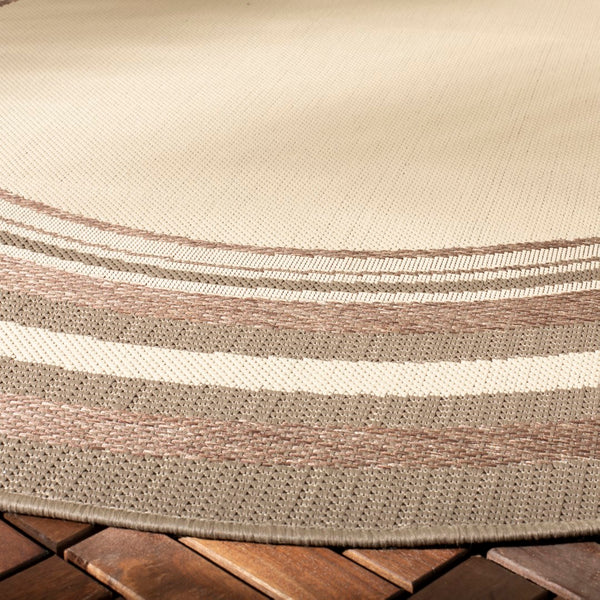 Safavieh Cy7896 Power Loomed 85.4% Polypropylene/10.4% Polyester/4.2% Latex Outdoor Rug CY7896-79A7-5R