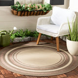 Safavieh Cy7896 Power Loomed 85.4% Polypropylene/10.4% Polyester/4.2% Latex Outdoor Rug CY7896-79A7-5R