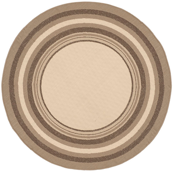 Safavieh Cy7896 Power Loomed 85.4% Polypropylene/10.4% Polyester/4.2% Latex Outdoor Rug CY7896-79A7-5R