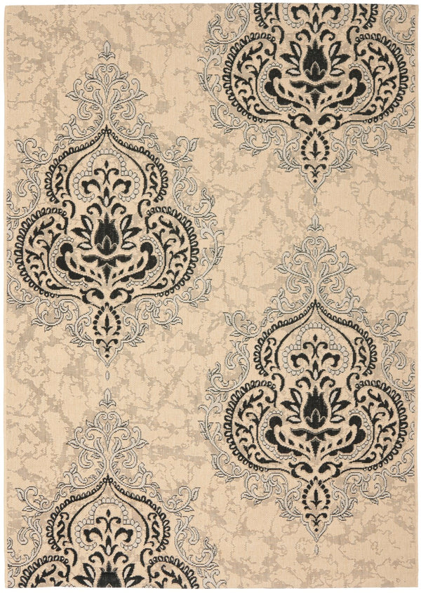 Safavieh Cy7926 Power Loomed 85.4% Polypropylene/10.4% Polyester/4.2% Latex Outdoor Rug CY7926-16A22-5R