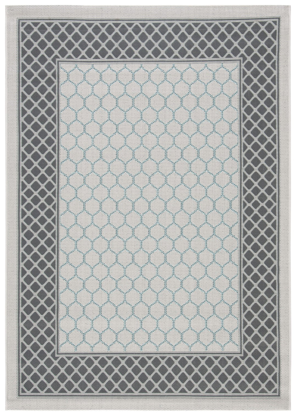 Safavieh Cy7933 Power Loomed 85.4% Polypropylene/10.4% Polyester/4.2% Latex Outdoor Rug CY7933-78A18-4
