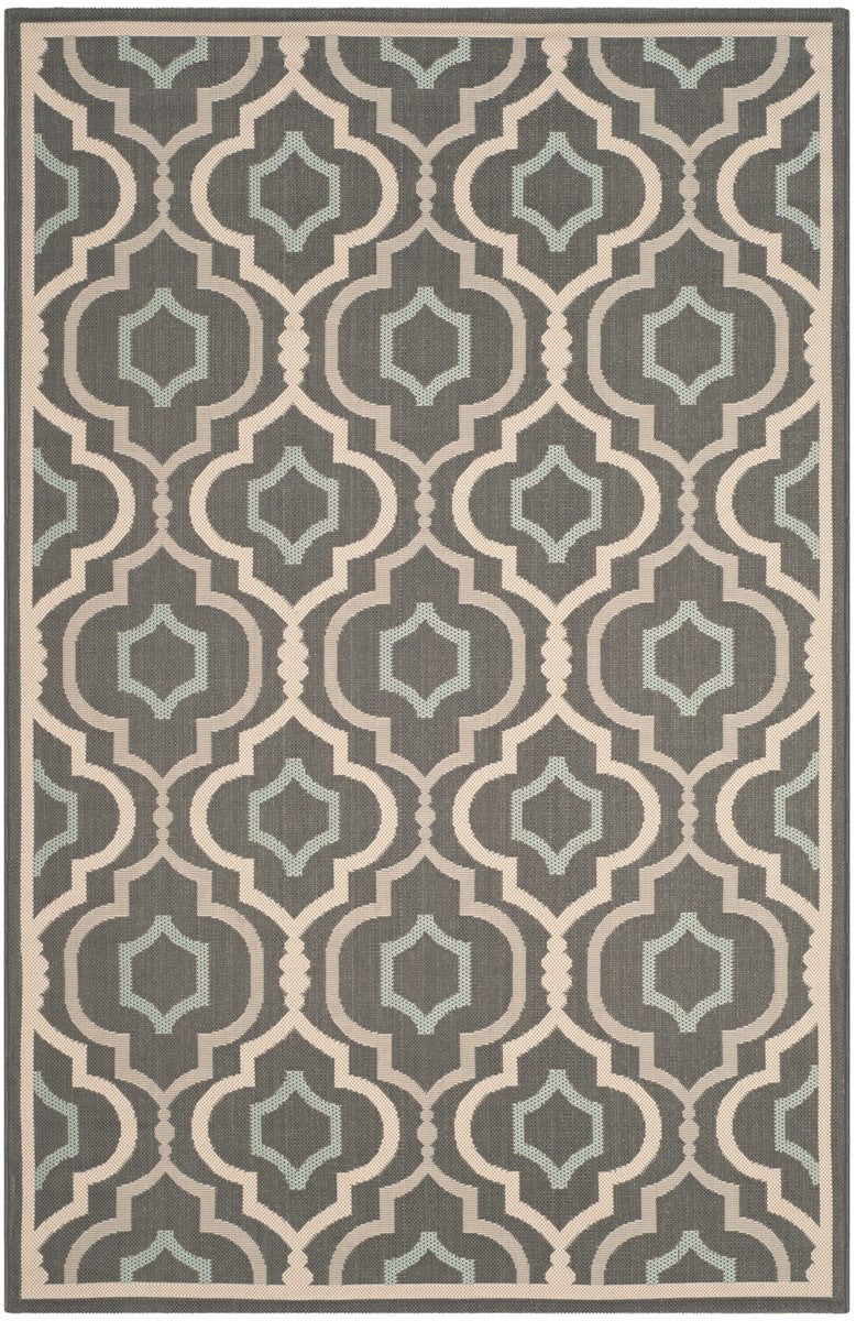 Safavieh Brookstone Power Loomed 85.4% Polypropylene/10.4% Polyester/4.2% Latex Outdoor Rug CY7938-23621-5