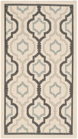 Safavieh Brookstone Power Loomed 85.4% Polypropylene/10.4% Polyester/4.2% Latex Outdoor Rug CY7938-256A18-4
