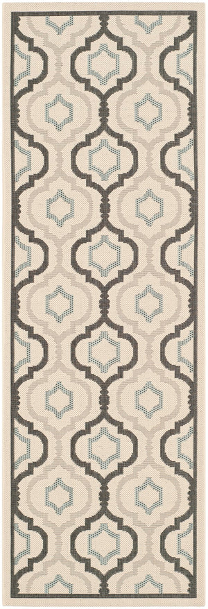 Safavieh Brookstone Power Loomed 85.4% Polypropylene/10.4% Polyester/4.2% Latex Outdoor Rug CY7938-256A18-4