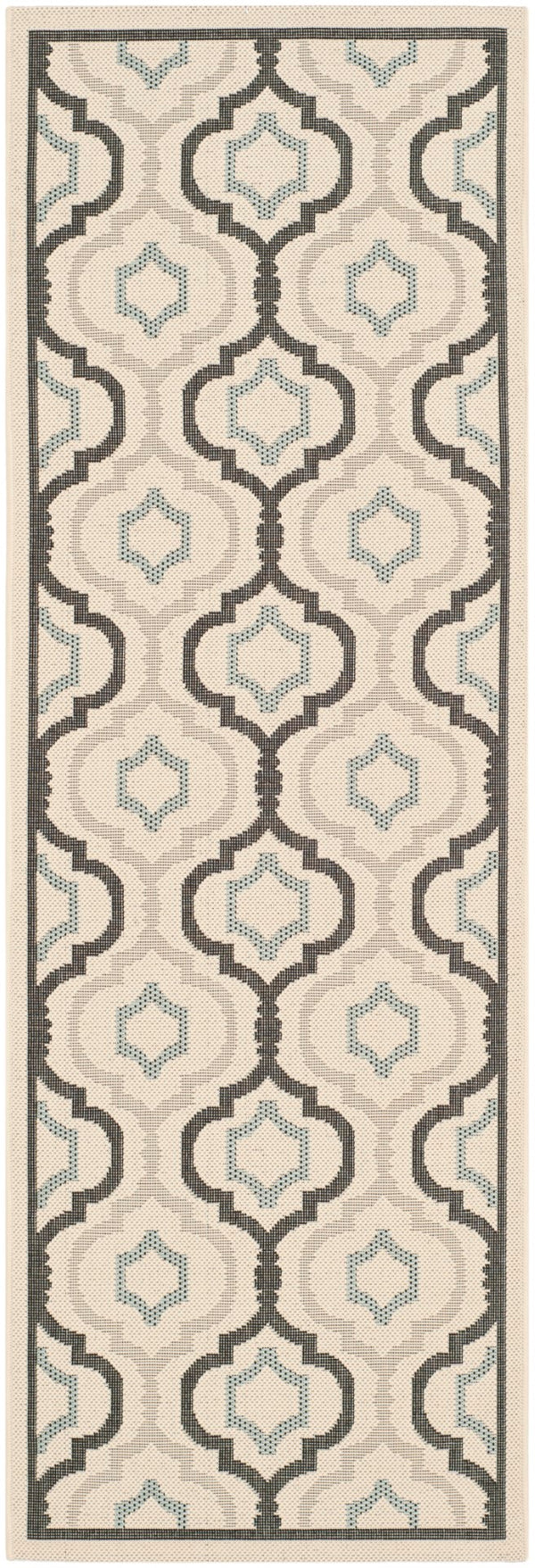 Safavieh Brookstone Power Loomed 85.4% Polypropylene/10.4% Polyester/4.2% Latex Outdoor Rug CY7938-256A18-4