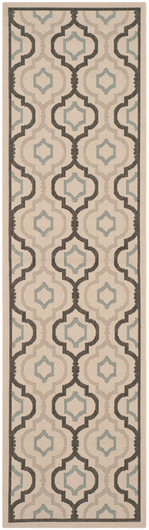 Safavieh Brookstone Power Loomed 85.4% Polypropylene/10.4% Polyester/4.2% Latex Outdoor Rug CY7938-256A18-4