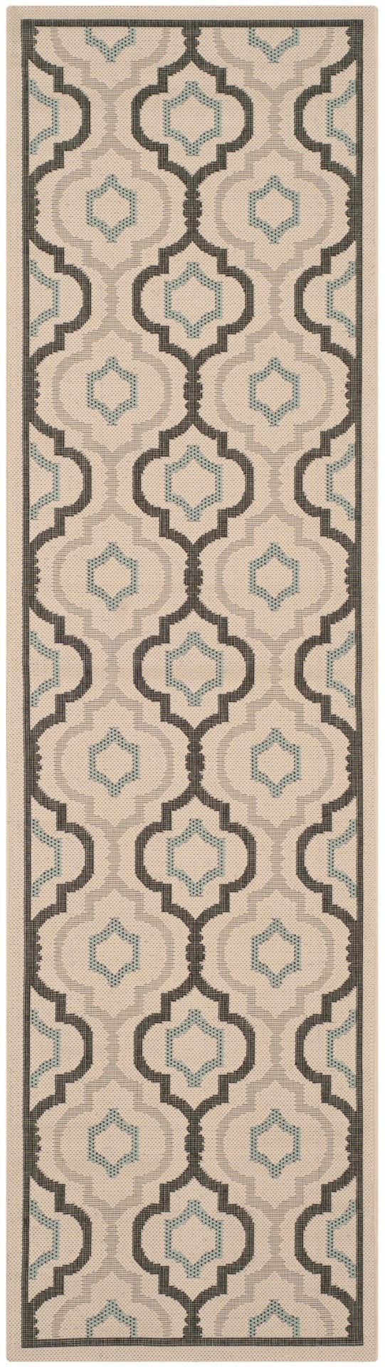 Safavieh Brookstone Power Loomed 85.4% Polypropylene/10.4% Polyester/4.2% Latex Outdoor Rug CY7938-256A18-4