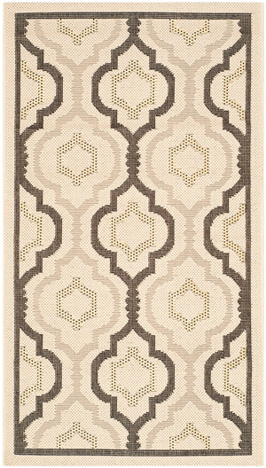 Safavieh Brookstone Power Loomed 85.4% Polypropylene/10.4% Polyester/4.2% Latex Outdoor Rug CY7938-256A21-3