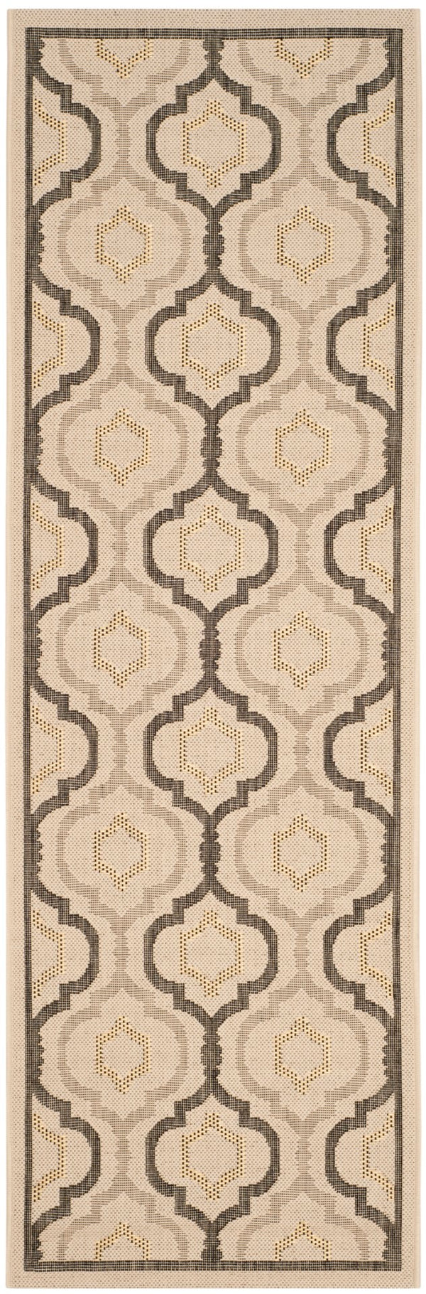 Safavieh Brookstone Power Loomed 85.4% Polypropylene/10.4% Polyester/4.2% Latex Outdoor Rug CY7938-256A21-3