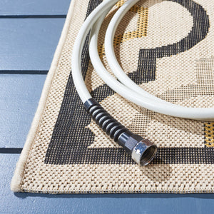 Safavieh Brookstone Power Loomed 85.4% Polypropylene/10.4% Polyester/4.2% Latex Outdoor Rug CY7938-256A21-3