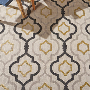 Safavieh Brookstone Power Loomed 85.4% Polypropylene/10.4% Polyester/4.2% Latex Outdoor Rug CY7938-256A21-3