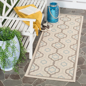 Safavieh Brookstone Power Loomed 85.4% Polypropylene/10.4% Polyester/4.2% Latex Outdoor Rug CY7938-79A18-4