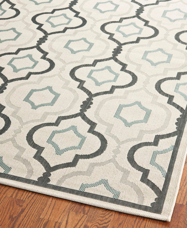 Safavieh Brookstone Power Loomed 85.4% Polypropylene/10.4% Polyester/4.2% Latex Outdoor Rug CY7938-79A18-4