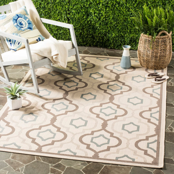 Safavieh Brookstone Power Loomed 85.4% Polypropylene/10.4% Polyester/4.2% Latex Outdoor Rug CY7938-79A18-4