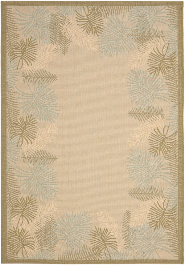 Safavieh Cy7945 Power Loomed 85.4% Polypropylene/10.4% Polyester/4.2% Latex Outdoor Rug CY7945-14A18-4