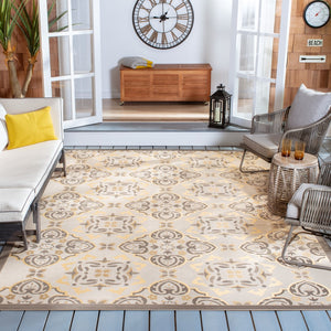 Safavieh Cy7978 Power Loomed 85.4% Polypropylene/10.4% Polyester/4.2% Latex Outdoor Rug CY7978-78A21-4